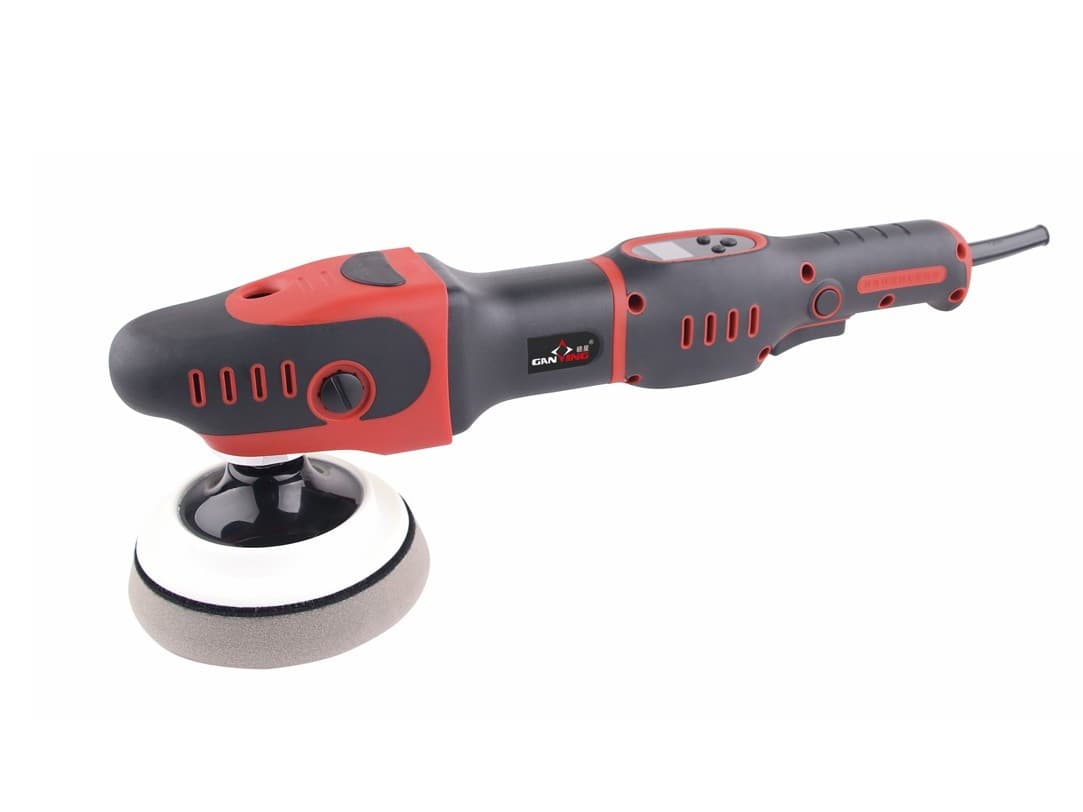 GX5809 Rotary Polisher,Brushless Motor,Auto Restart Protection,6-Speed Push-Button Control with LED Speed Display, Intelligent Constant Speed Control, 14 Nm Torque