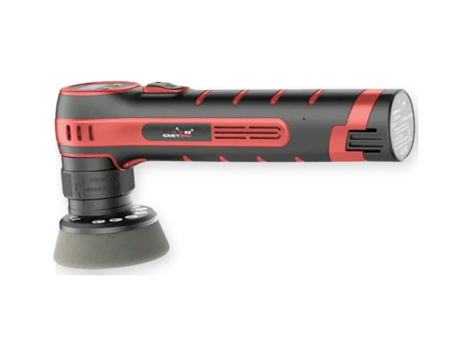 GANXING GX5901 Gen3 Cordless polisher with rotary and dual-action modes, LCD display, and a quick-change working head main product view