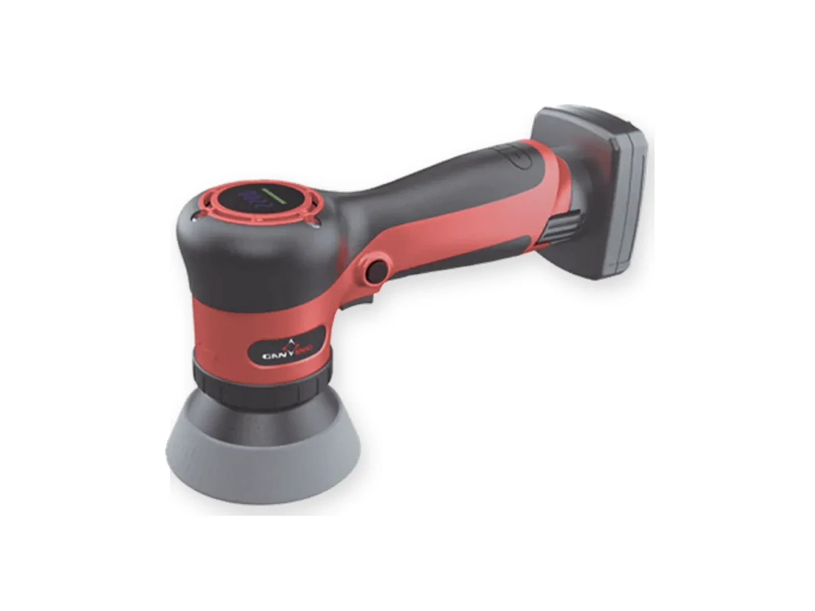 GANXING GX5906DA Compact cordless random orbital polisher with digital speed display main product view