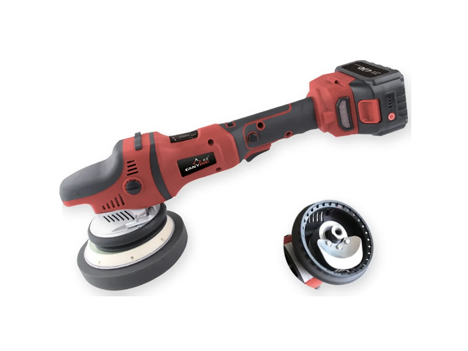 GANXING GX5966DA Cordless eccentric polisher with random orbital main product view