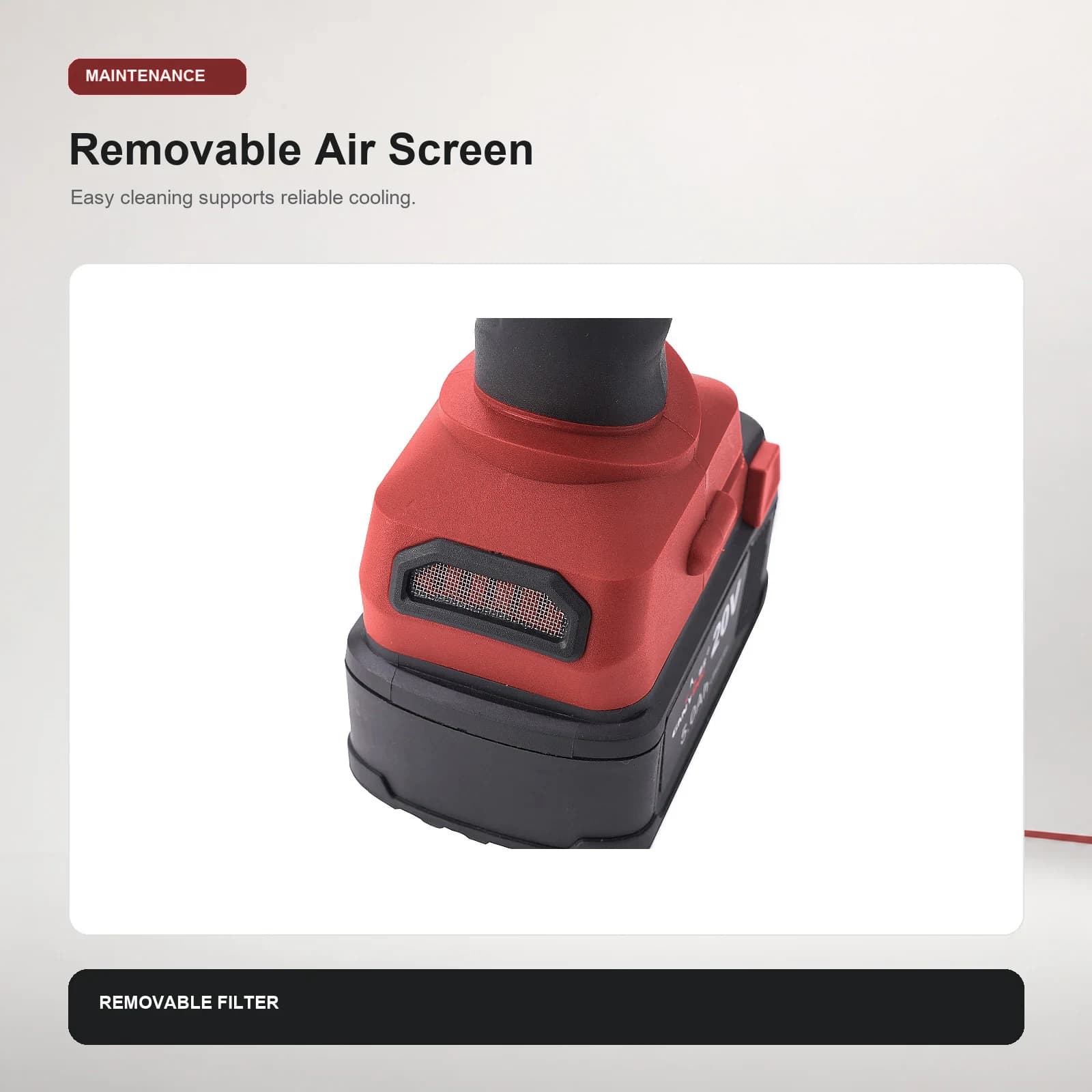 GANXING GX5966GA Cordless eccentric polisher with forced rotation product view 8