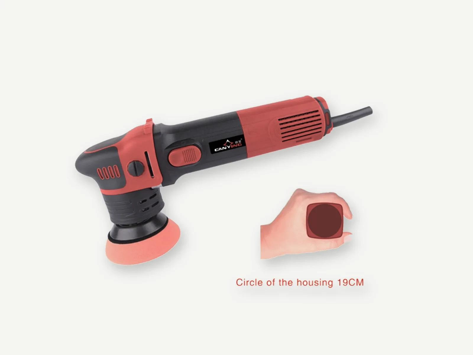 GANXING GX5103 Rotary and Dual-Action Polishing - All-in-One Versatility, Integrated Concentric and Eccentric Dual-System Switching, Tool-Free Quick Switching product view 2