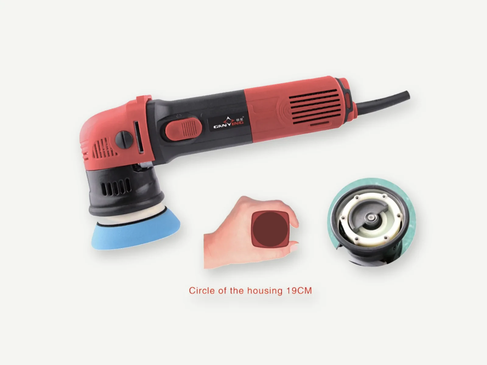 GANXING GX5903 Gear Driven Dual Action Polisher product view 2