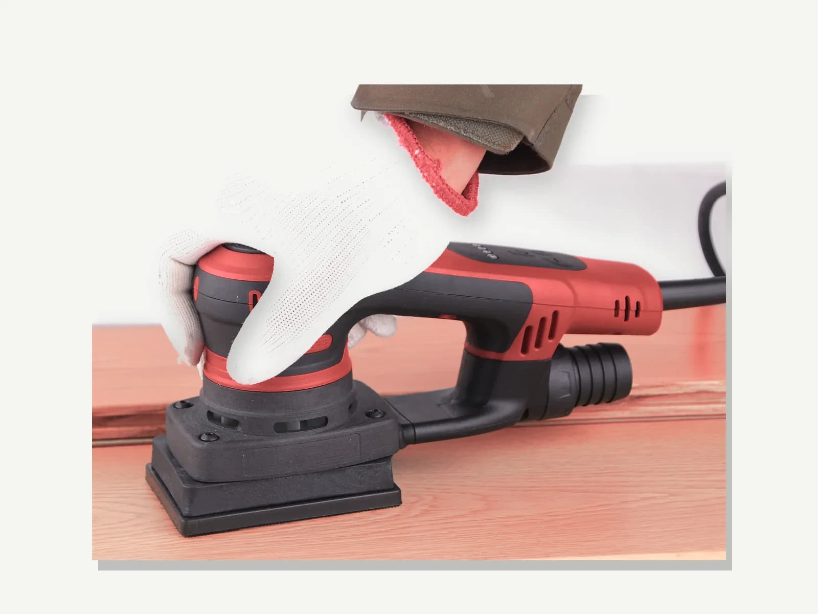 GANXING GX5803 Rectangular Orbital Sander, LED Speed Display, Hall Sensor Switch, Brushless Motor, Dust-Free Sanding product view 3
