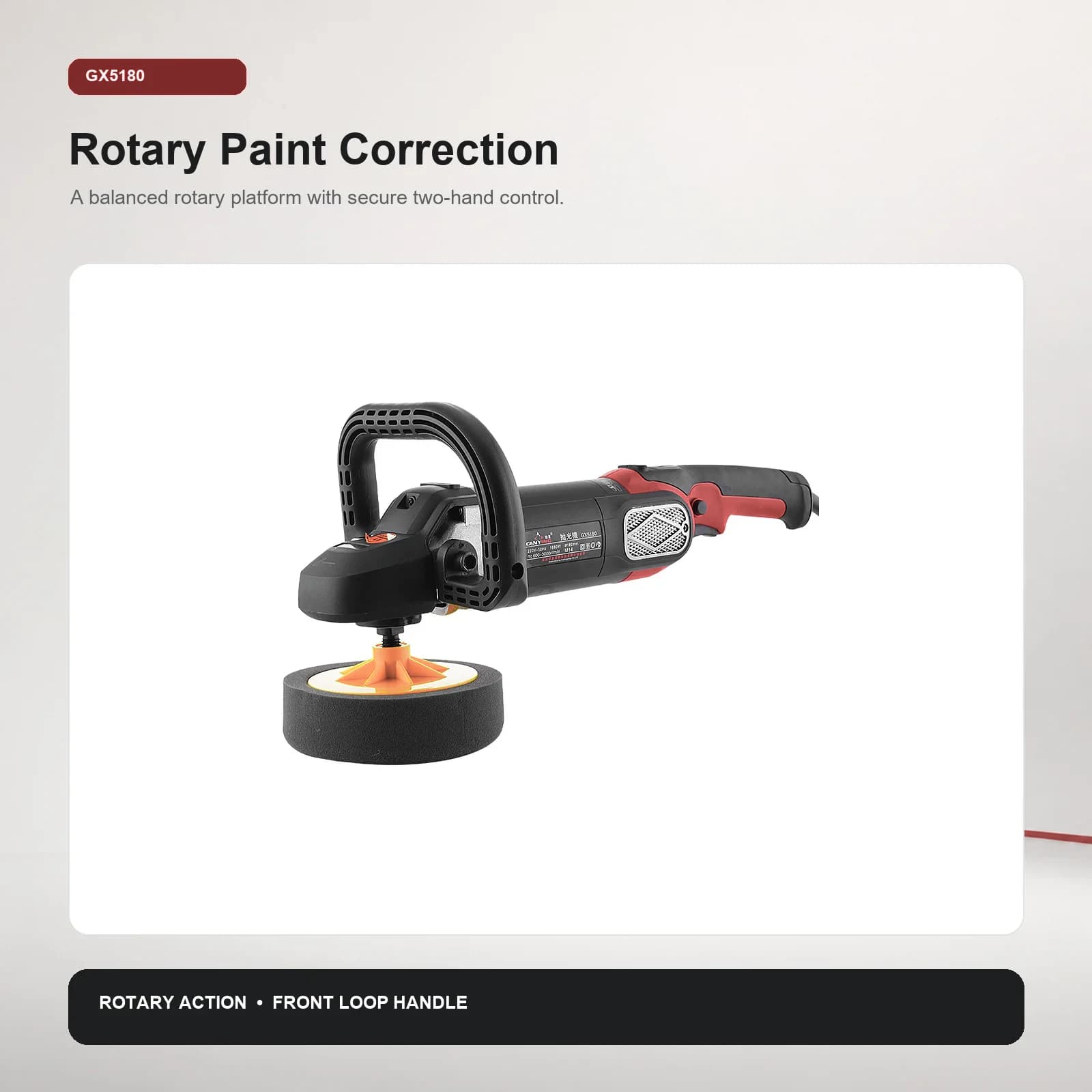 GANXING GX5180 Rotary polisher product view 2