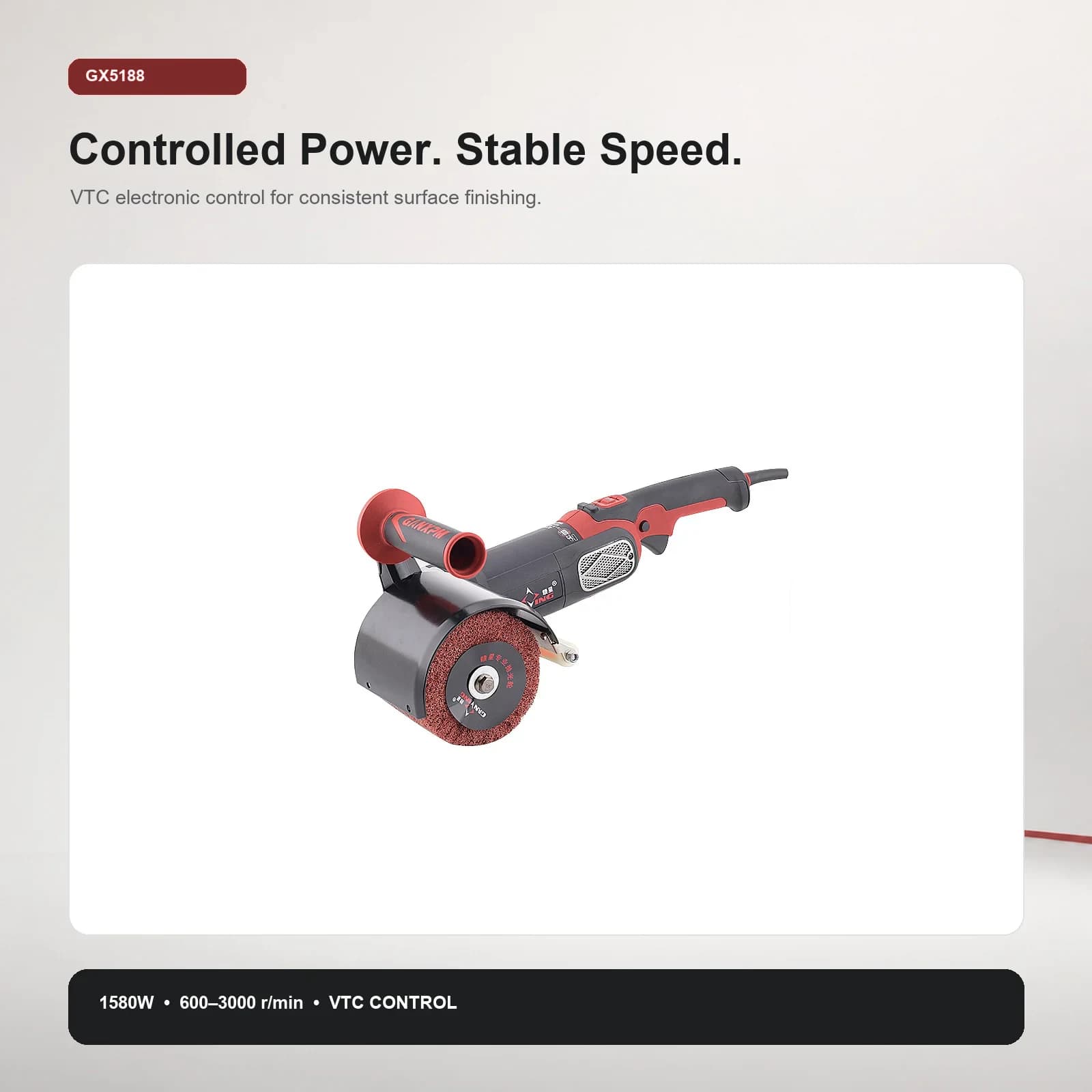 GANXING GX5188 Burnishing Polishing Machine product view 2