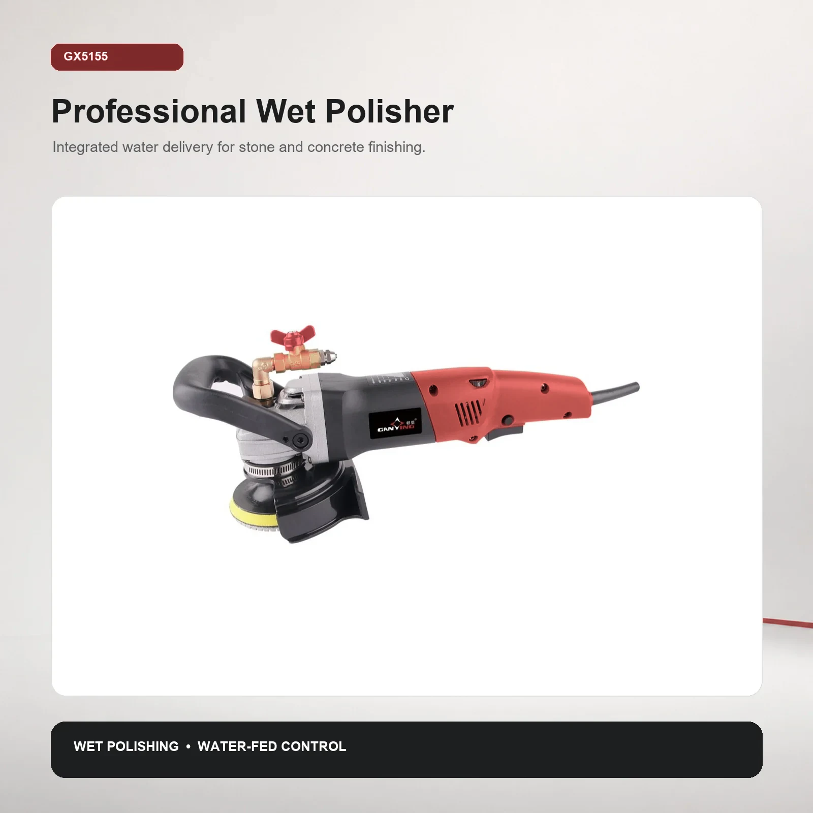 GANXING GX5155 Wet Polisher product view 2