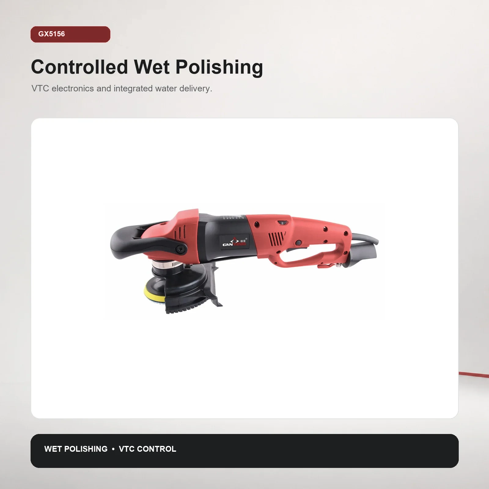 GANXING GX5156 Wet Polisher product view 2