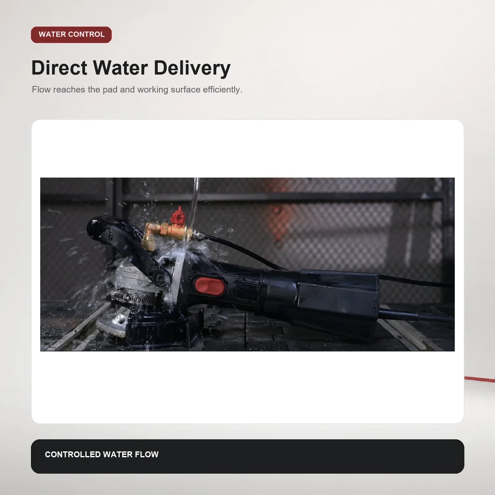 GANXING GX5810WP Wet Polisher with Brushless Motor and Flexible Splash Guard product view 6