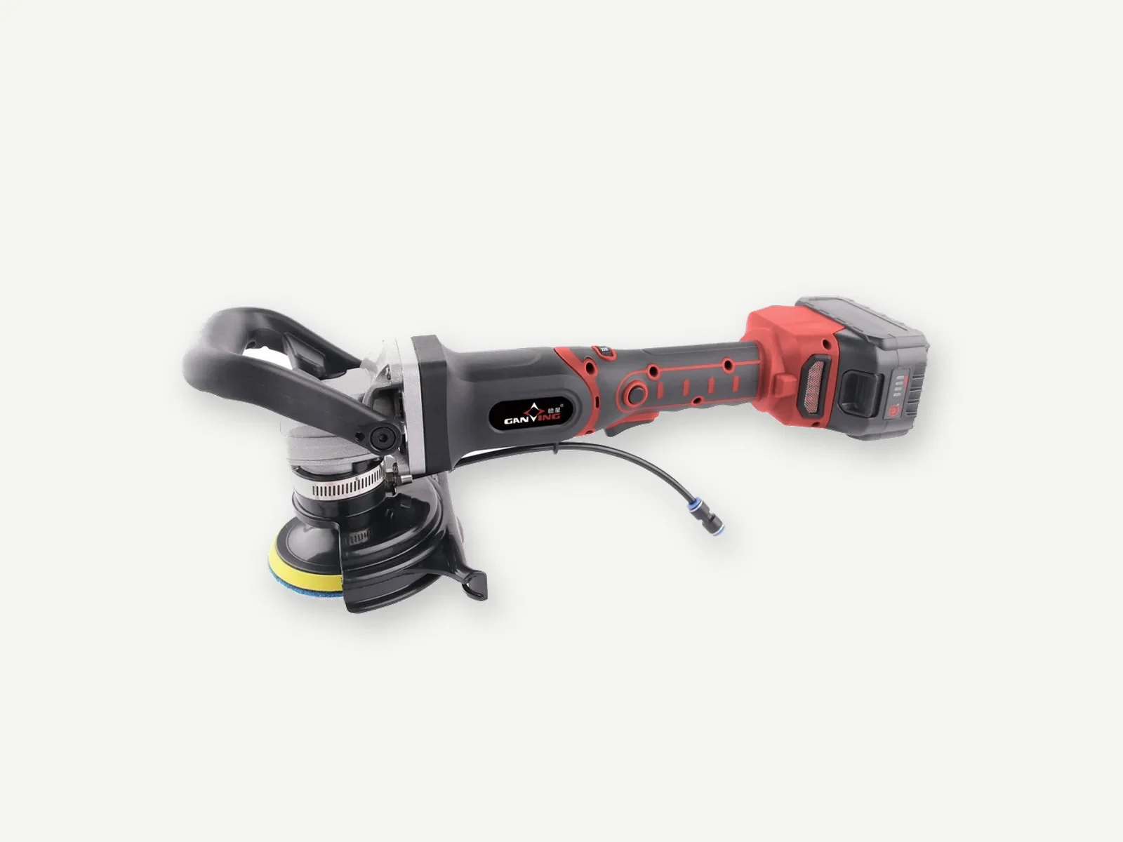 GANXING GX5966WP Cordless Wet Polisher with Brushless Motor, Variable Speed, and Flexible Splash Guard product view 2