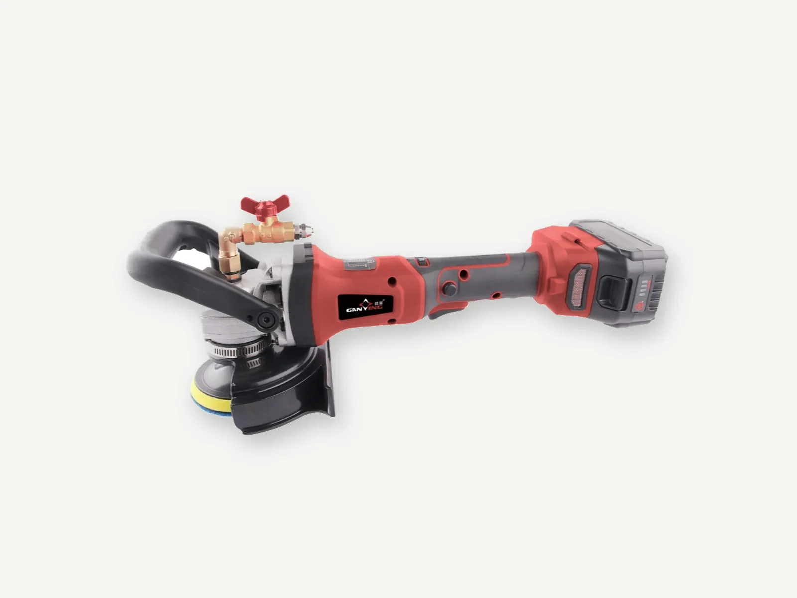 GANXING GX5966WP Cordless Wet Polisher with Brushless Motor, Variable Speed, and Flexible Splash Guard main product view