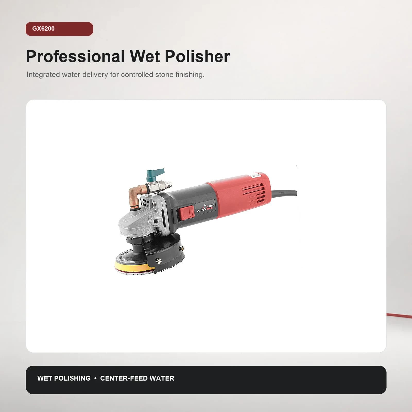 GANXING GX6200 Wet Polisher product view 2